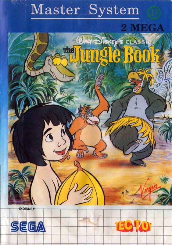 Jungle Book box art for Sega Game Gear